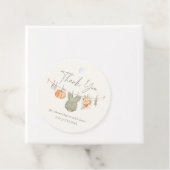 Fall Pumpkin Girl Baby Kleidung Babydusche Geschenkanhänger (Beispiel)