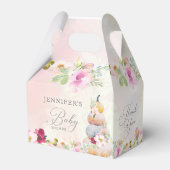 Fall Pumpkin Girl Baby Showbox Geschenkschachtel (Rückseite)