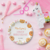 Fall Pumpkin Girl Birthday Pappteller (Party)