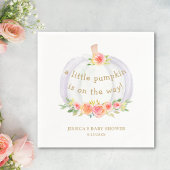 Fall Pumpkin Girls Babydusche Serviette