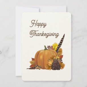 Fall Pumpkin glücklichen Thanksgiving Blank Card