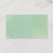 Fall Pumpkin Green Baby Duschdusche Windelwaschkar Begleitkarte (Rückseite)