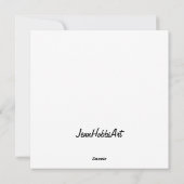 Fall Pumpkin-Grußkarte Feiertagskarte (Rückseite)