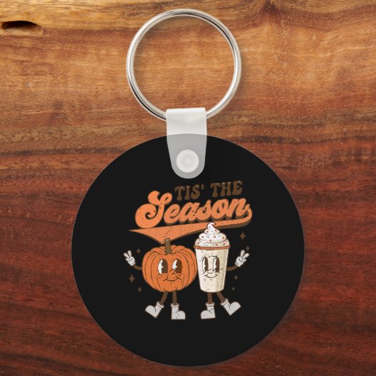 Fall Pumpkin Halloween Kostüm Dies ist die Jahresz Schlüsselanhänger (Vorderseite)