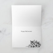 Fall Pumpkin Happy Halloween Card (Innenseite)