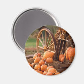 Fall Pumpkin Harvest Magnet (Vorderseite/Rückseite)