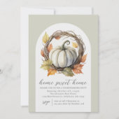 Fall Pumpkin Housewarming Party Einladung (Vorderseite)