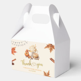 Fall Pumpkin ist Break Coffee Shower Favor Box Geschenkschachtel