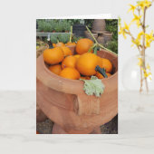 Fall Pumpkin Karte (Gelbe Blume)