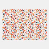 Fall Pumpkin & Leaf Geschenkpapier Set (Vorderseite)