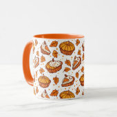 Fall Pumpkin Leckereien Kaffeezubereitung Tasse (Vorderseite Links)