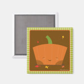 Fall Pumpkin Magnet (Vorderseite/Rückseite)