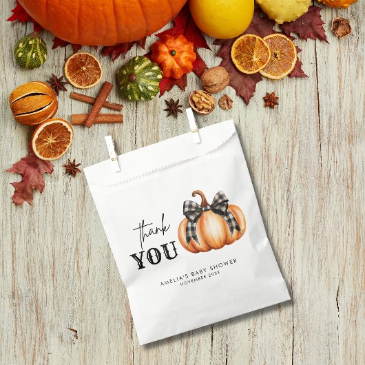 Fall Pumpkin Modern Fevor Bags Geschenktütchen