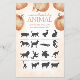 Fall Pumpkin Name, dass Animal Baby Shooting Game