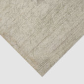 Fall Pumpkin Navy Blue Floral Script Rustic Wood Seidenpapier (Ausschnitt)