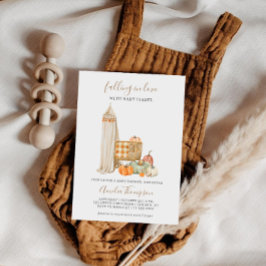 Fall Pumpkin Neutral Kinderzimmer Babydusche Einladung