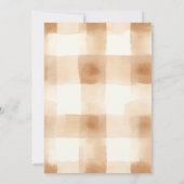 Fall Pumpkin Niedlich Grown Market Baby Shower Einladung (Rückseite)