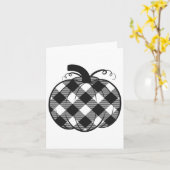 Fall Pumpkin Niedlicher Erntedank Herbst Buffalo P Karte (Gelbe Blume)