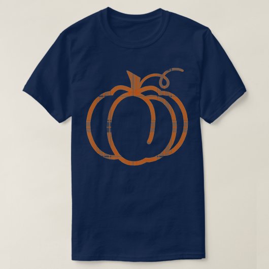 Fall Pumpkin Niedlicher Erntedank Herbst Buffalo P T-Shirt (Design vorne)