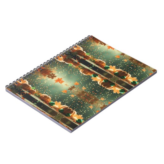 Fall Pumpkin Notebook - Herbst Notizblock (Linke Seite)