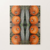 Fall Pumpkin Pair Abstrakt Puzzle (Vertikal)