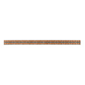 Fall Pumpkin Pair Abstrakt Satinband (Vorderseite)