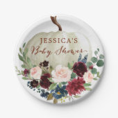 Fall Pumpkin Paper Plate Pappteller (Vorderseite)