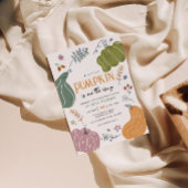 Fall Pumpkin Patch Baby Dusche Einladung