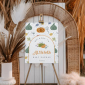 Fall Pumpkin Patch Baby Dusche Willkommen Poster