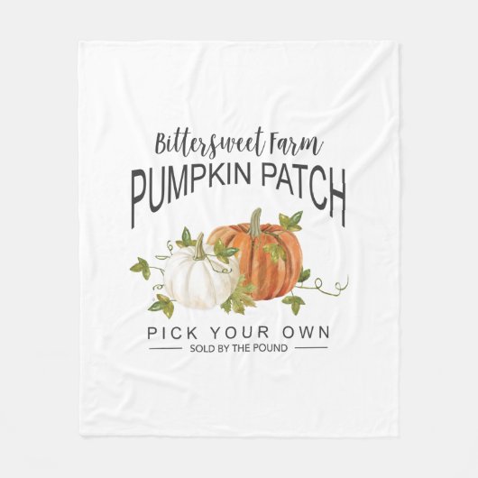 FALL PUMPKIN PATCH FLEECEDECKE (Vorderseite)