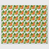 Fall Pumpkin Patch Geschenkpapier (Flach)