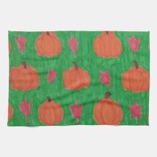 Fall Pumpkin Patch Geschirrtuch