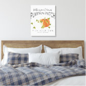 FALL PUMPKIN PATCH LEINWANDDRUCK (Insitu (Schlafzimmer))