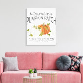 FALL PUMPKIN PATCH LEINWANDDRUCK (Insitu (Wohnzimmer))