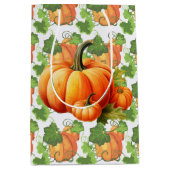 Fall Pumpkin Patch Mittlere Geschenktüte (Vorderseite)