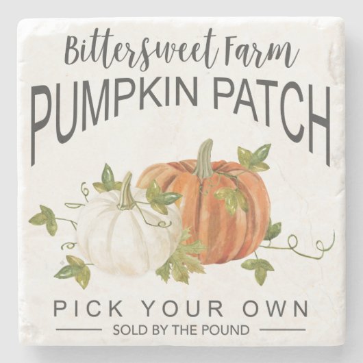 FALL PUMPKIN PATCH STEINUNTERSETZER (Vorderseite)