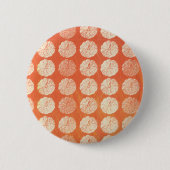Fall Pumpkin Pattern Button (Vorderseite)