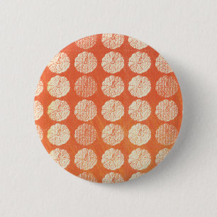 Fall Pumpkin Pattern Button