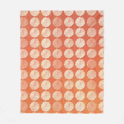 Fall Pumpkin Pattern Fleecedecke (Vorderseite)