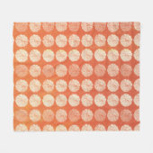 Fall Pumpkin Pattern Fleecedecke (Vorderseite (Horizontal))