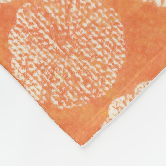 Fall Pumpkin Pattern Fleecedecke (Ecke)