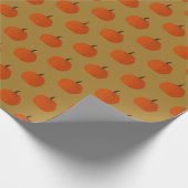 Fall Pumpkin Pattern Geschenkpapier (Ecke)