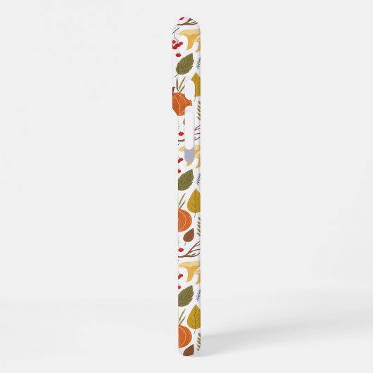 Fall Pumpkin Pattern iPhone Hülle (Linke Seite)