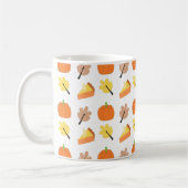 Fall Pumpkin Pattern Kaffeetasse (Links)