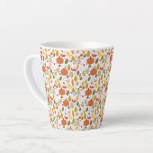 Fall Pumpkin Pattern Milchtasse (Linke Ecke)