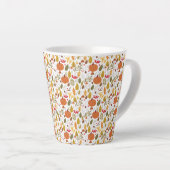 Fall Pumpkin Pattern Milchtasse (Rechte Ecke)