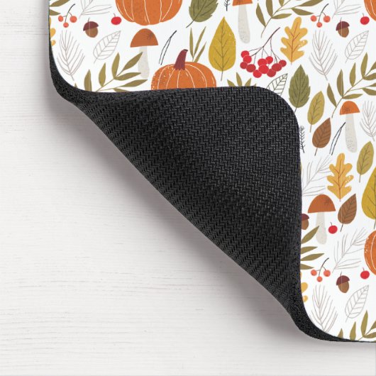Fall Pumpkin Pattern Mouse Pad Mousepad (Ecke)