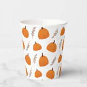 Fall Pumpkin Pattern Pappbecher (Links)