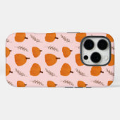 Fall Pumpkin Pattern Pink Case-Mate iPhone Hülle (Rückseite (Horizontal))