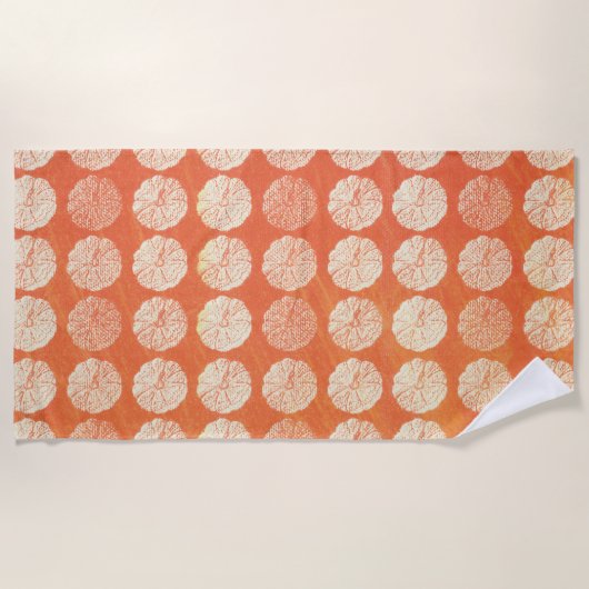 Fall Pumpkin Pattern Strandtuch (Vorderseite)
